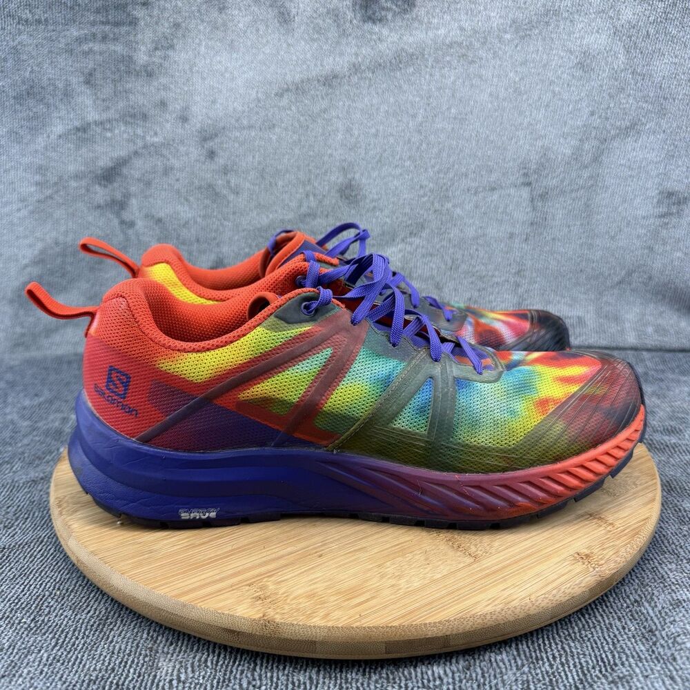 Salomon Odyssey Triple Crown Magic Shoes Womens Size 10.5 Rainbow Sneakers